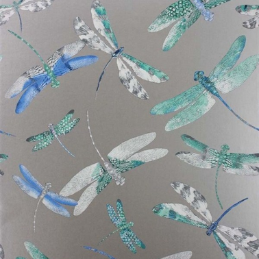 Papier peint W6650-02-dragonfly dance - MATTHEW WILLIAMSON