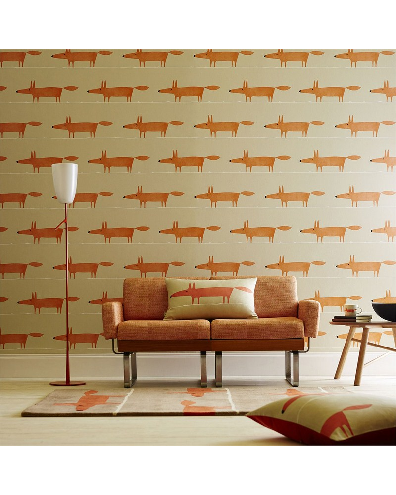 Carta da Parati NSWA110845-mr fox-Snow - SCION