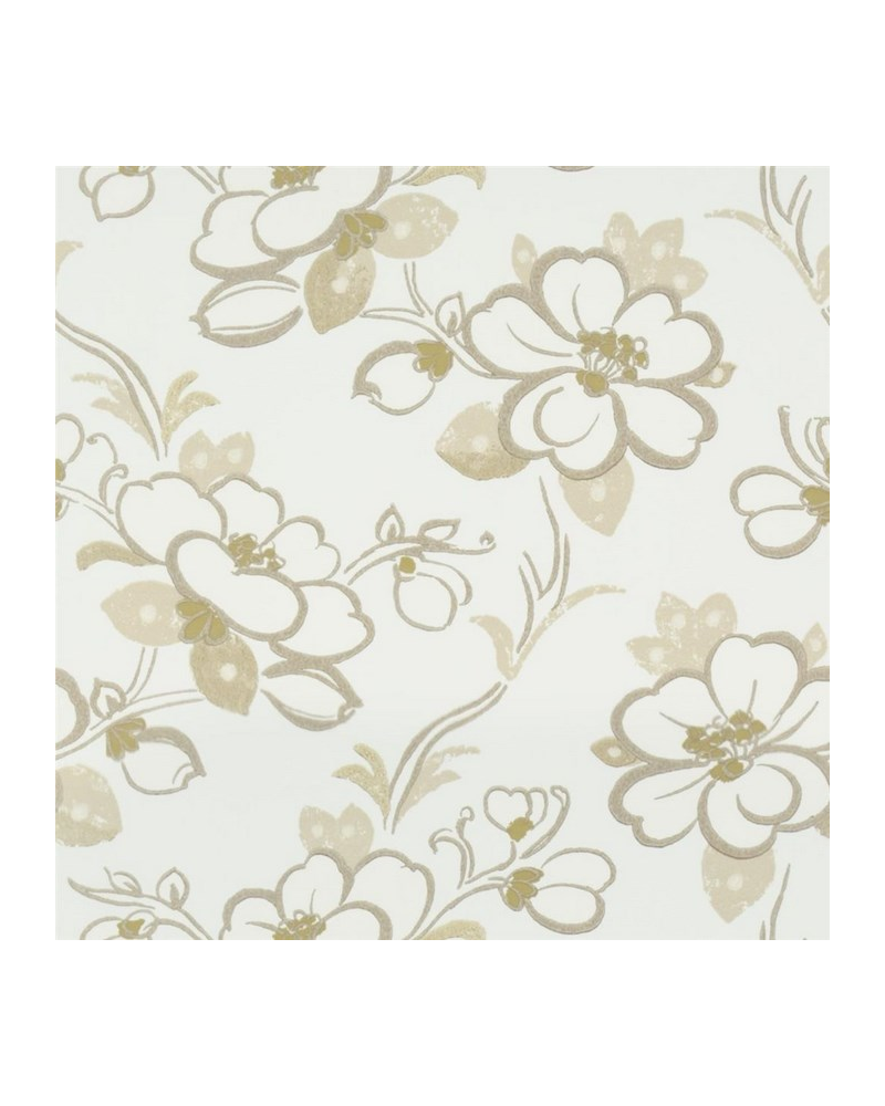 Papel Pintado P571-01 LOTUS FLOWER - OYSTER - Designers Guild Papel Pintado P571-01 LOTUS FLOWER - OYSTER - Designers Guild