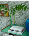 Carta da Parati P571-01 LOTUS FLOWER - OYSTER - Designers Guild