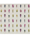 Tessuti HAMA120337-limosa-loganberry raspberry olive Harlequin