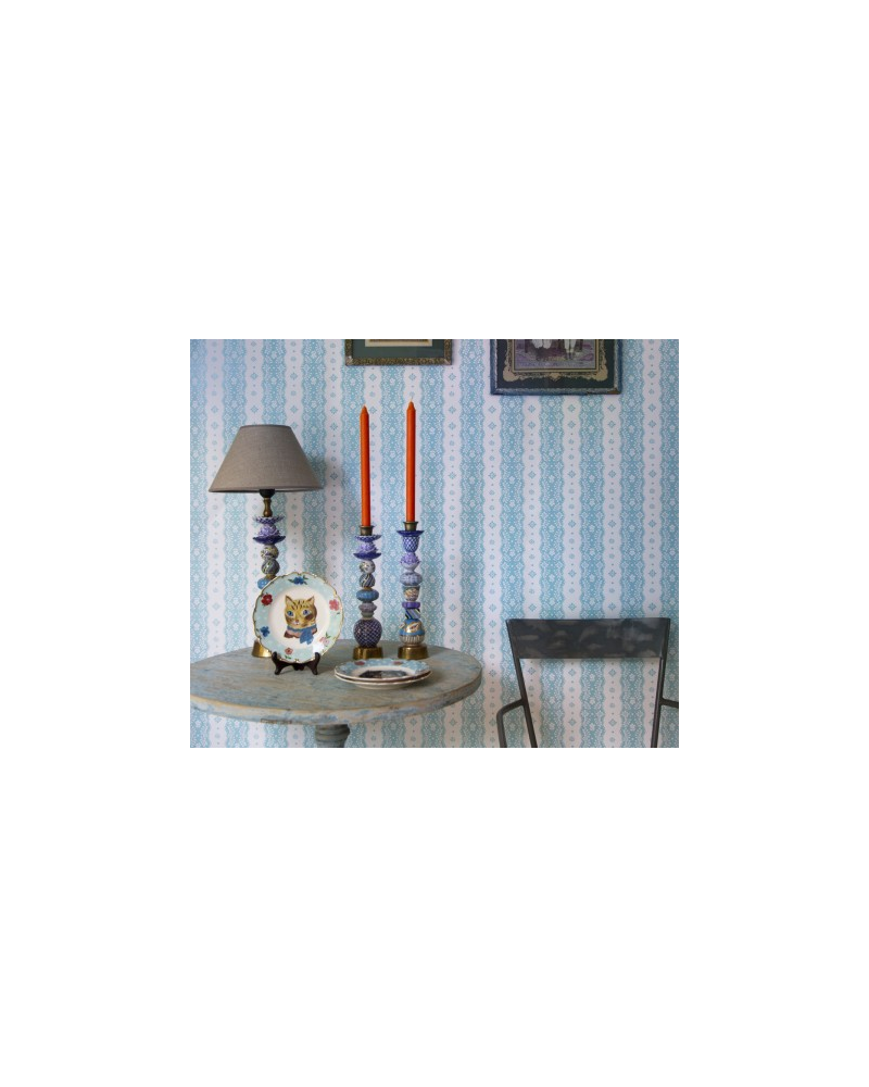 Carta da Parati 2200303_-_dentelle_stripe_pale_blue.bmp - COORDONNE