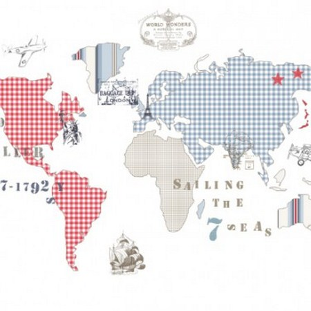 Mapa do mundo Mural 2000190