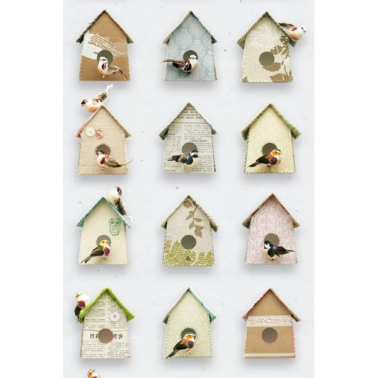 Wallpaper Birdhouse - STUDIO DITTE