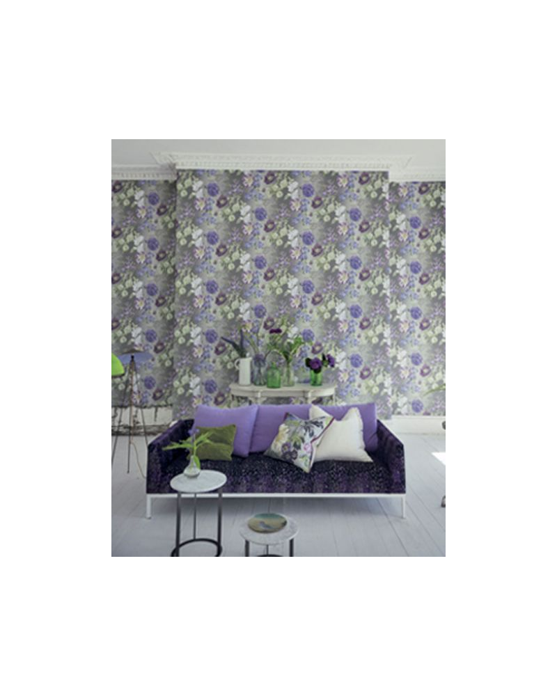 Papel Pintado P623-01 ALEXANDRIA - LAPIS - Designers Guild