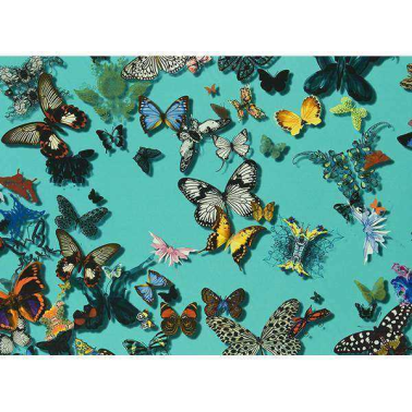 Tela FCL025-04 BUTTERFLY PARADE - LAGON CHRISTIAN LACROIX
