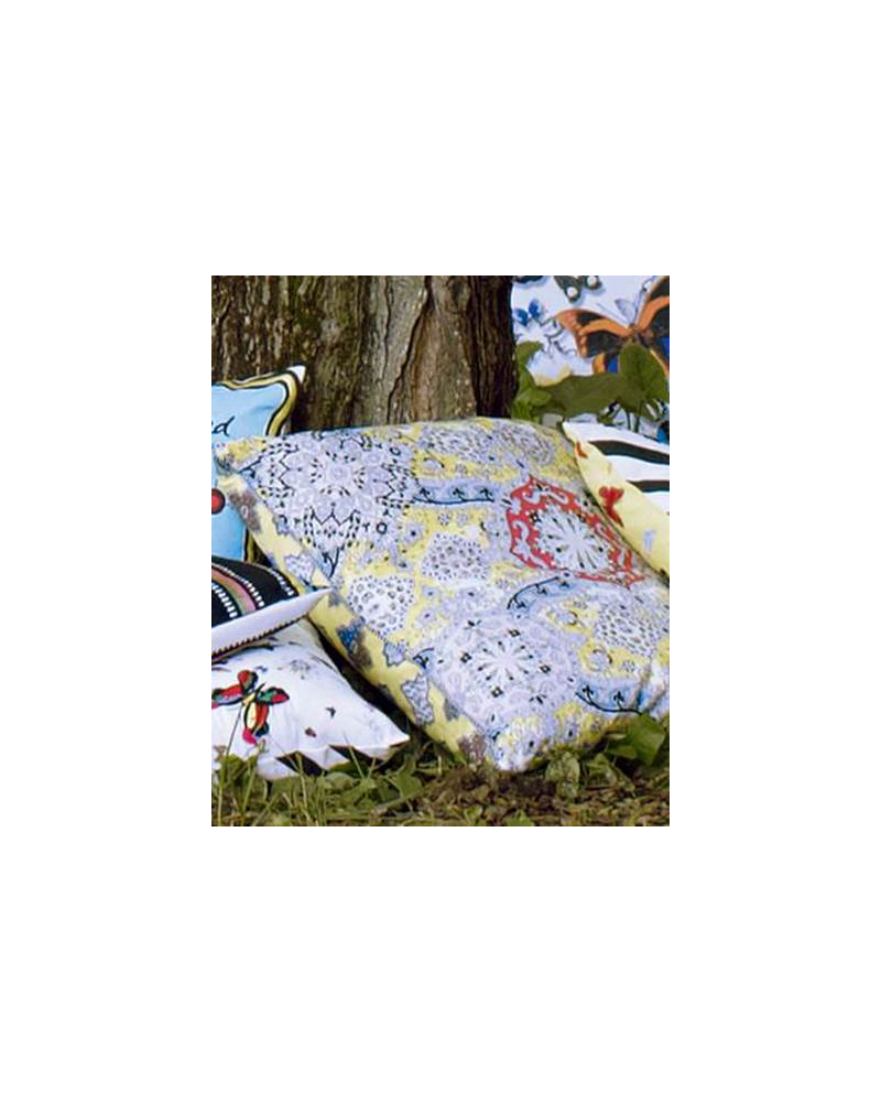 Tela FCL030-04 WILD PALMS - COBALT CHRISTIAN LACROIX
