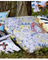 Tela FCL030-04 WILD PALMS - COBALT CHRISTIAN LACROIX