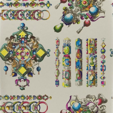 Papel de parede PCL020-08 LA MAIN AU COLLET - ZINC - CHRISTIAN LACROIX