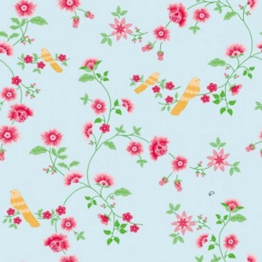 Tapete Bird Branches Blue 2000110 - COORDONNE