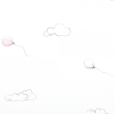 Papel de parede Balloons Pink 3400011 - COORDONNE