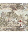 Tela ZJAI321685-linen silver-peacock garden ZOFFANY