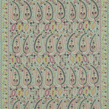 Dekostoff ZJAI331628-celadon multi-jayshree ZOFFANY