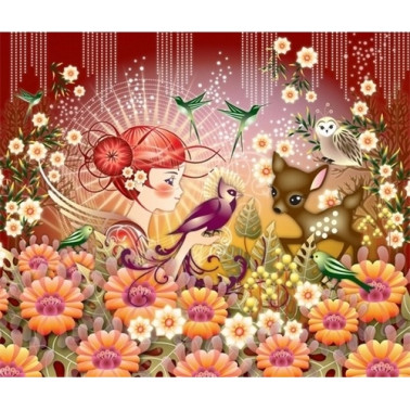 Papel de parede 1280208_red garden - CATALINA ESTRADA