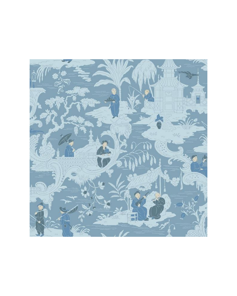 Papel de parede Chinese Toile 100-8038 - COLE and SON Papel de parede Chinese Toile 100-8038 - COLE and SON