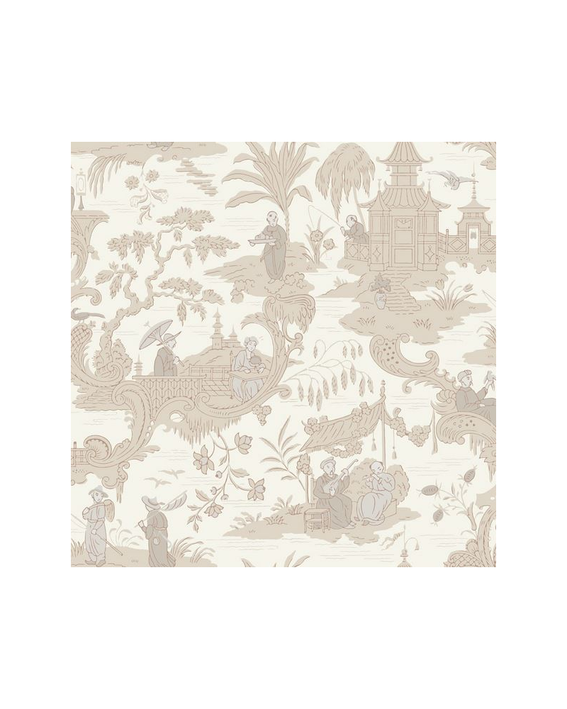 Papier peint Chinese Toile 100-8039 - COLE and SON Papier peint Chinese Toile 100-8039 - COLE and SON