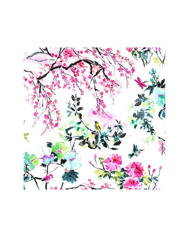 Tela FDG2303-01-chinoiserie flower Designers Guild