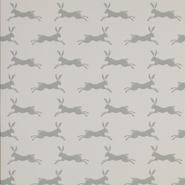 Papel de parede J135W-06 - March Hare - Charcoal - JANE CHURCHILL