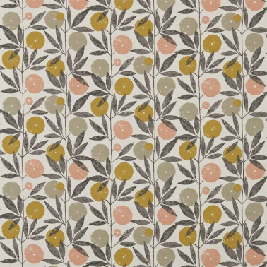 Dekostoff NFIK120359-blomma-toffee blush putty SCION