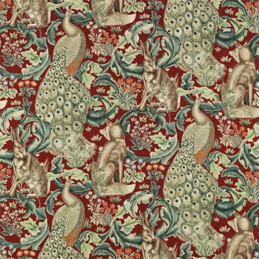 Dekostoff DARP222533 Forest (Viscose-Linen) MORRIS CO
