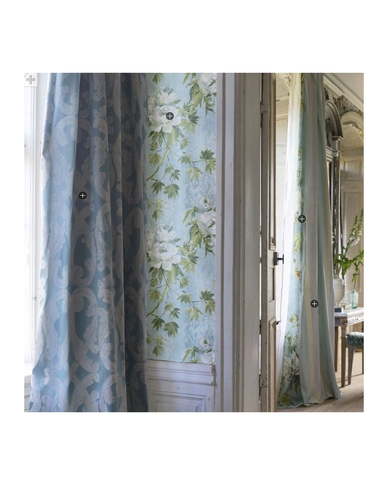 Carta da Parati PDG673-02 FLOREALE - CELADON - Designers Guild