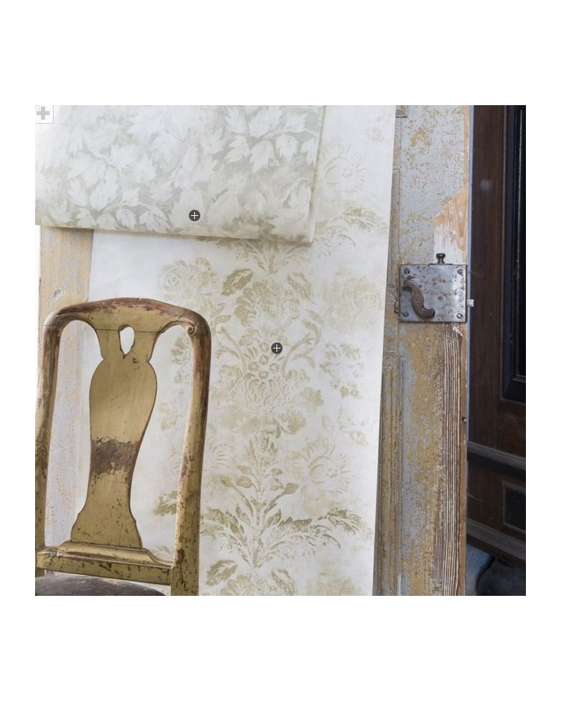 Carta da Parati PDG674-07 DAMASCO - GOLD - Designers Guild