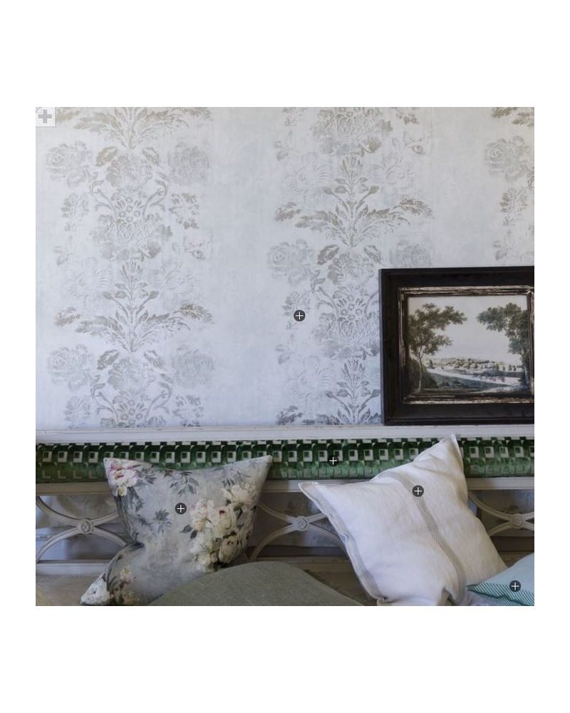 Carta da Parati PDG674-09 DAMASCO - CROCUS - Designers Guild