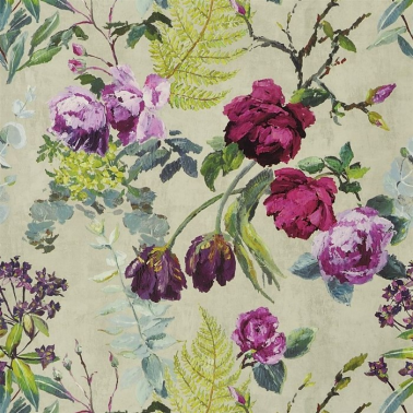 Carta da Parati PDG678-03 TULIPANI - LINEN - Designers Guild