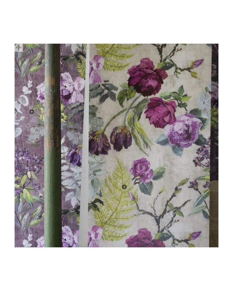 Carta da Parati PDG678-03 TULIPANI - LINEN - Designers Guild