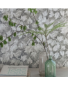 Carta da Parati PDG679-03 FRESCO LEAF - SILVER - Designers Guild