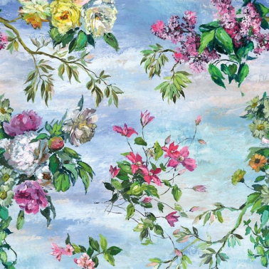 Dekostoff FDG2361_01 CAPRIFOGLIO-GRANDE-SKY Designers Guild