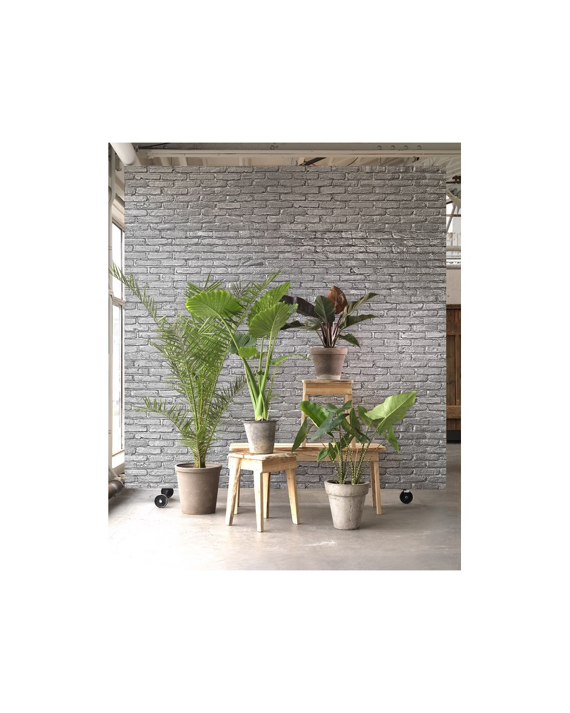 Papier peint PHM-34 Silver Grey Brick - NLXL