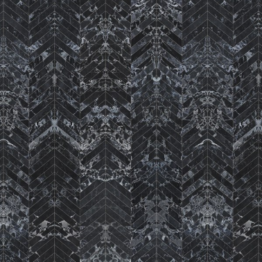 Papel de parede PHM-55 Marble Black Tiles ESPIGA - NLXL