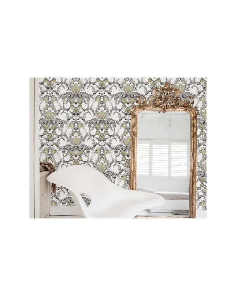 Carta da Parati 5700014 Baikal Silver - COORDONNE