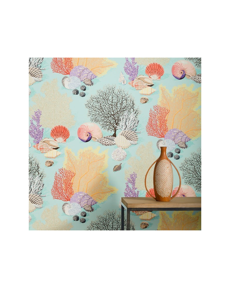 Carta da Parati Byron Bay 03086-03 Turquoise - MANUEL CANOVAS