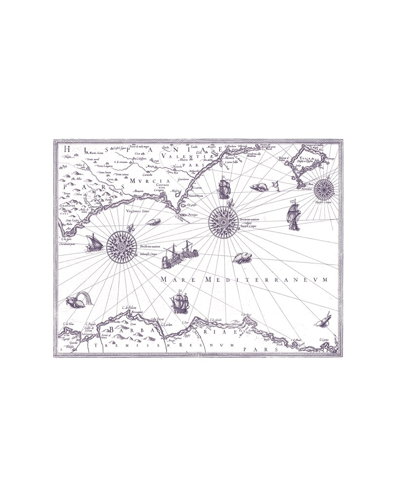 Papel Pintado M 2506-2 CARTE MARIN - Tres Tintas Papel Pintado M 2506-2 CARTE MARIN - Tres Tintas