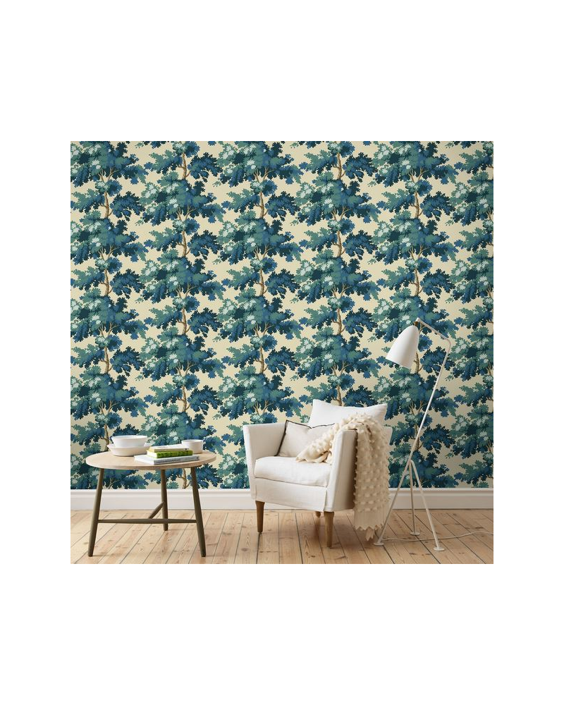 Papier peint Raphael 444-66 Dark Blue - SANDBERG