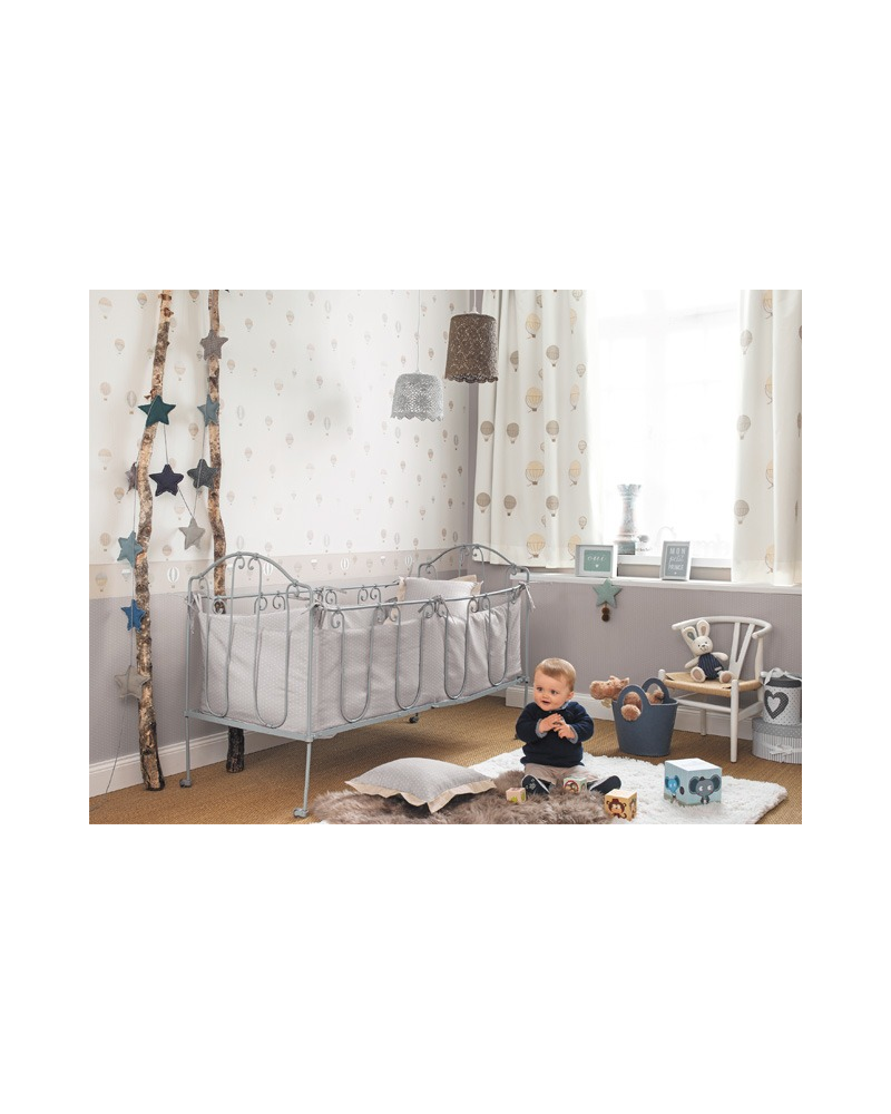 Papier peint MLW29776222 MONTGOLFIERE BLEU - Casadeco