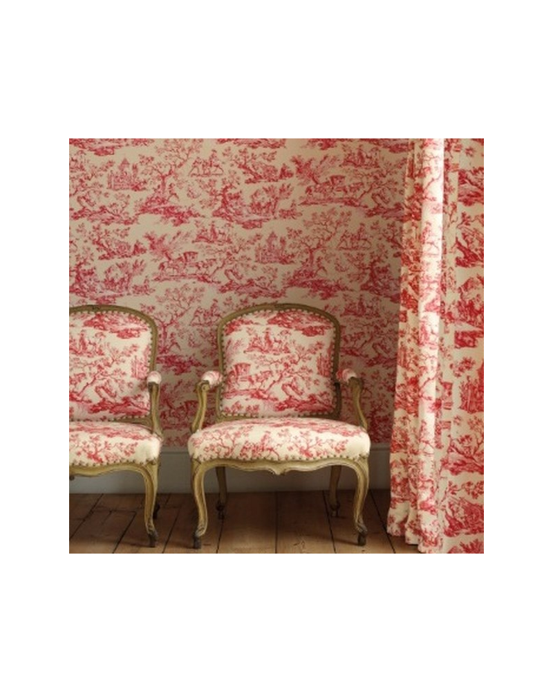 Tissus 01474-03 LA MUSARDIERE BLEU MANUEL CANOVAS
