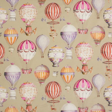 Tissus 0874-02 L-ENVOL TOMATE MANUEL CANOVAS