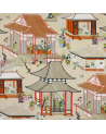 Tela 04805-01 MADAME BUTTERFLY ROUGE DE CHINE MANUEL CANOVAS