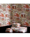 Tela 04805-01 MADAME BUTTERFLY ROUGE DE CHINE MANUEL CANOVAS