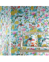 Tecido 04811-01 SERENDIP TURQUOISE MANUEL CANOVAS