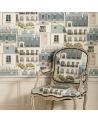 Dekostoff 04907-01 LETS TOITS DE PARIS VERT DE GRIS MANUEL CANOVAS