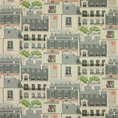 Tissus 04907-02 LETS TOITS DE PARIS ARDOISE MANUEL CANOVAS