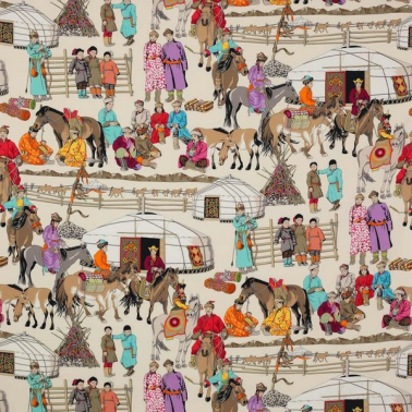 Tela 04913-01 HAZARA TURQUOISE MANUEL CANOVAS