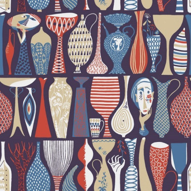 Papier peint 1760 POTTERY - BORAS TAPETER