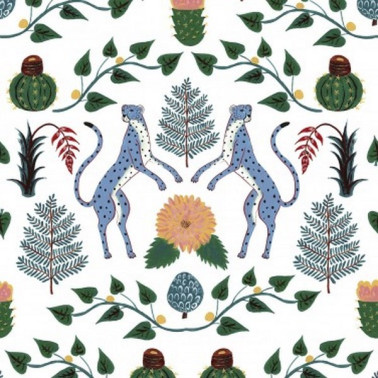 Carta da Parati 5900043 - CHEETAH BLUE - COORDONNE
