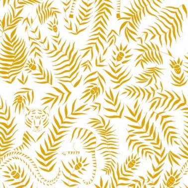 Papier peint 5900046 - JUNGLE WHITE - COORDONNE