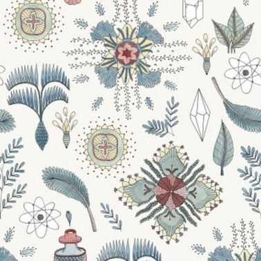 Papier peint 5900049 - MICRO COSMOS BLUE - COORDONNE